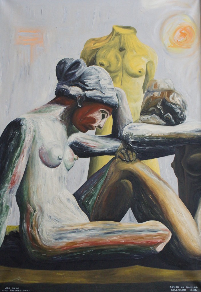 "Für Maillol", ("Aus Liebe wird Freundschaft"), 1986, G32 (GP 30), 130 cm x 90 cm, DSC05412