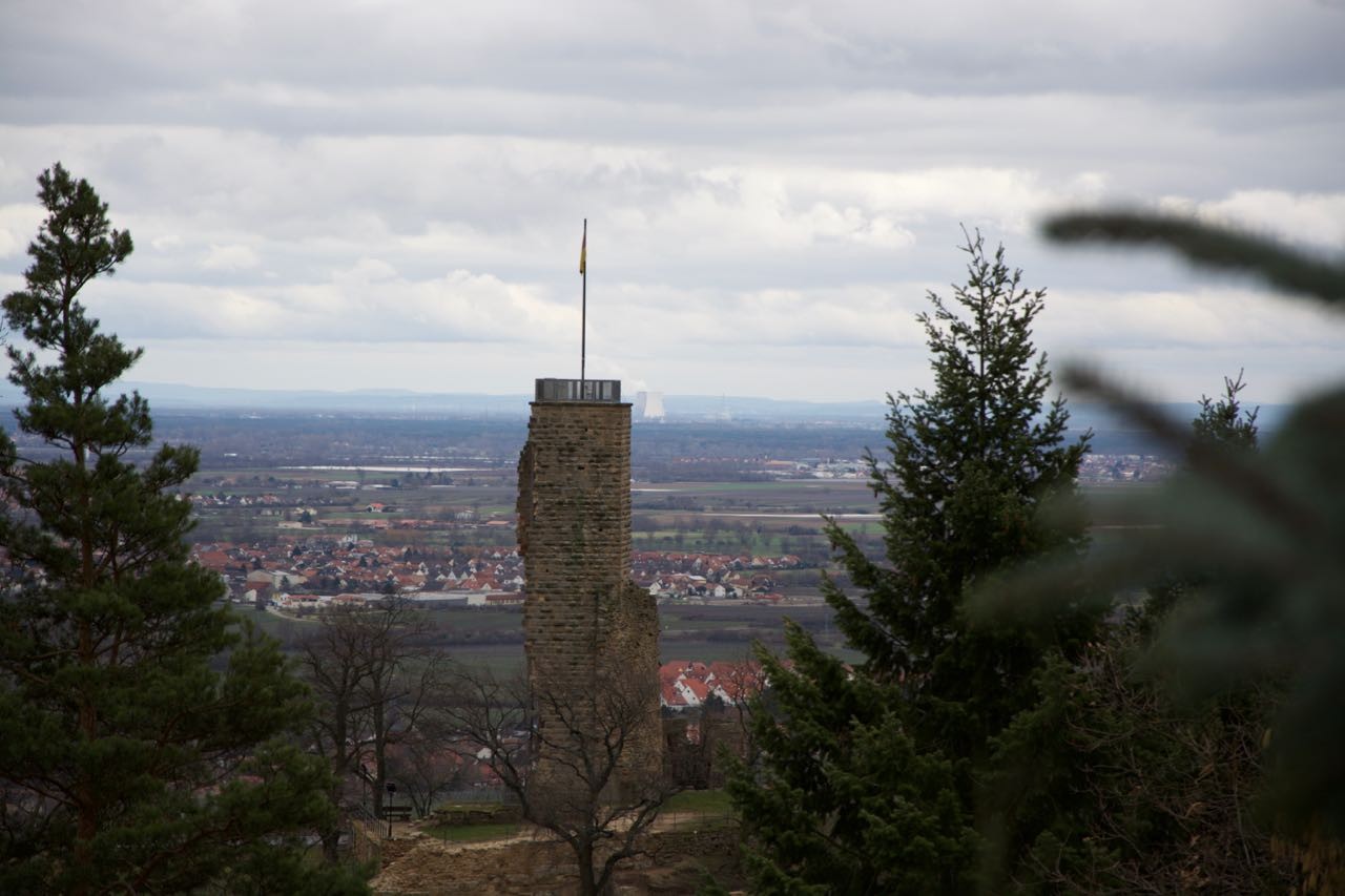 Die Wachtenburg, der Turm ist begehbar ...